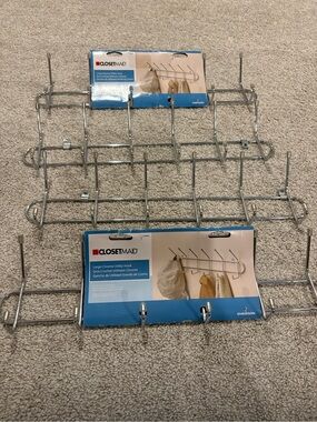 ClosetMaid Chrome Over-the-Door Hook Rack - Silver Chrome Finish